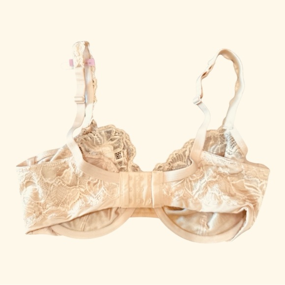 Bali Women’s Lace Desire Underwire Bra 6543 |36D| Champagne Shimmer - Picture 5 of 6